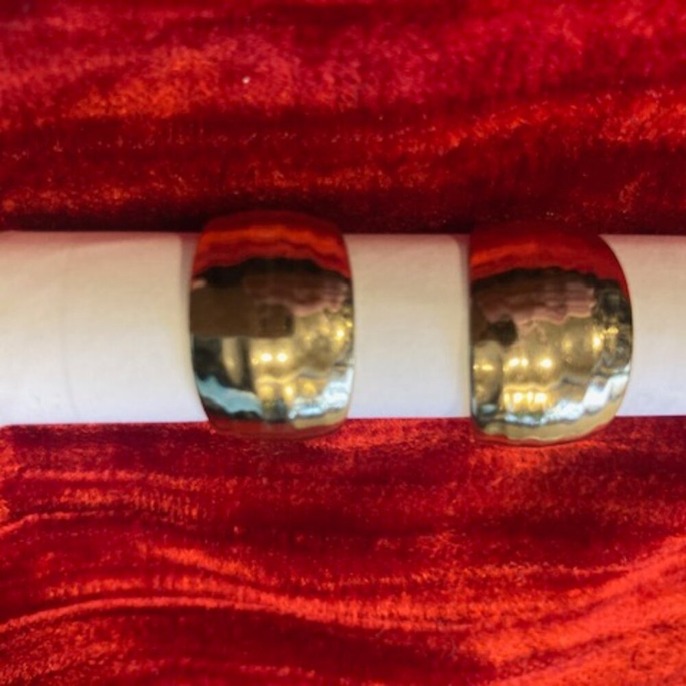 Goldtone hoops